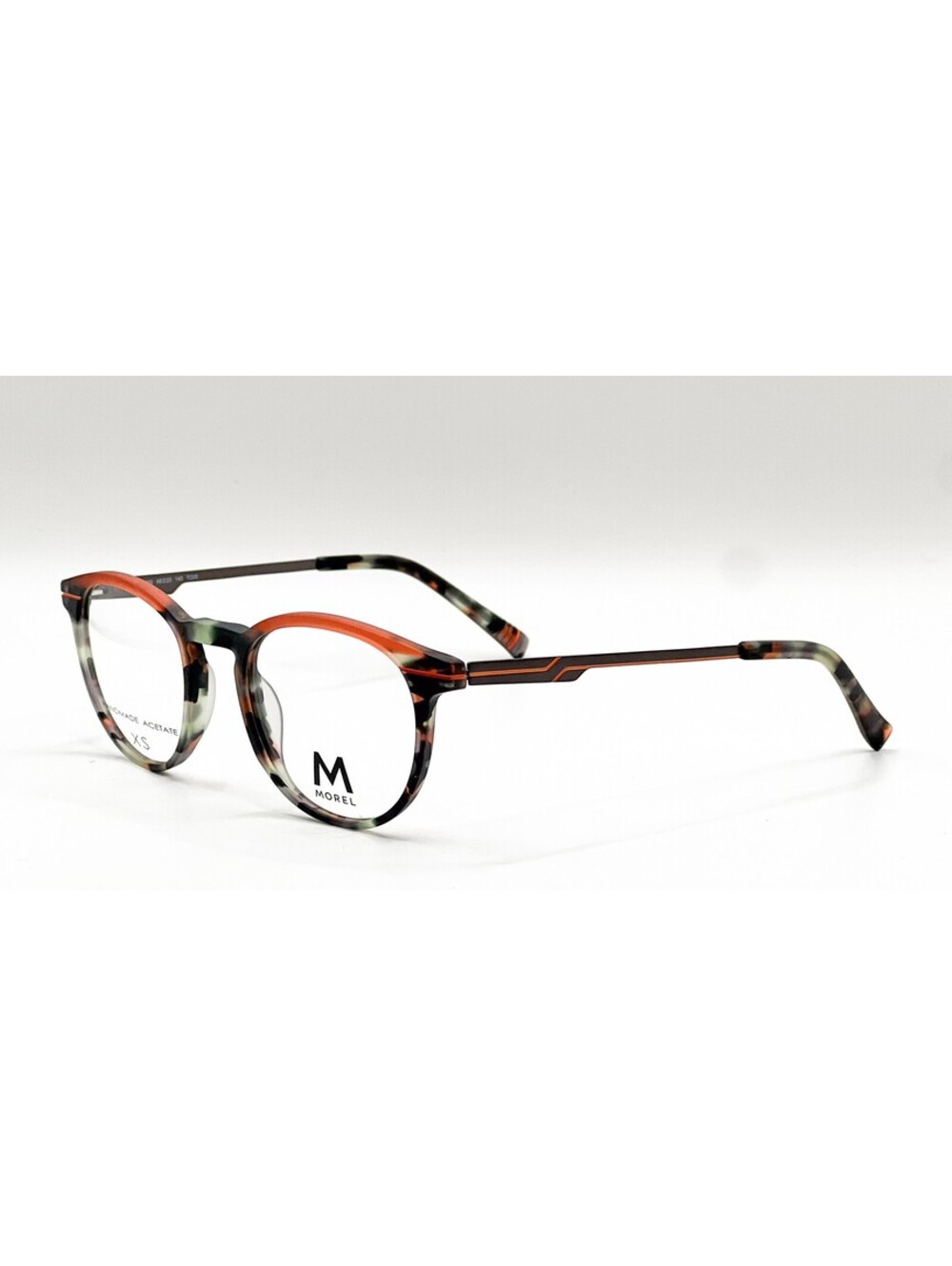 Morel Koali 40199N TO05 Brown Orange Grey Panto Authentic Eyeglass Frames 48-20